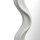 Καθρέπτης Liquid pakoworld pp σε λευκή απόχρωση 26x2.7x39εκ