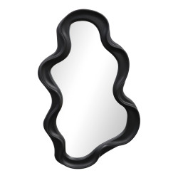 Καθρέπτης Liquid pakoworld pp σε μαύρη απόχρωση 26x2.7x39εκ