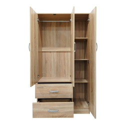 Ντουλάπα πεντάφυλλη Athos I pakoworld sonoma 170x42x180εκ