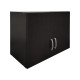 Ντουλάπα τετράφυλλη με πατάρι Athos pakoworld wenge 160x42x240εκ