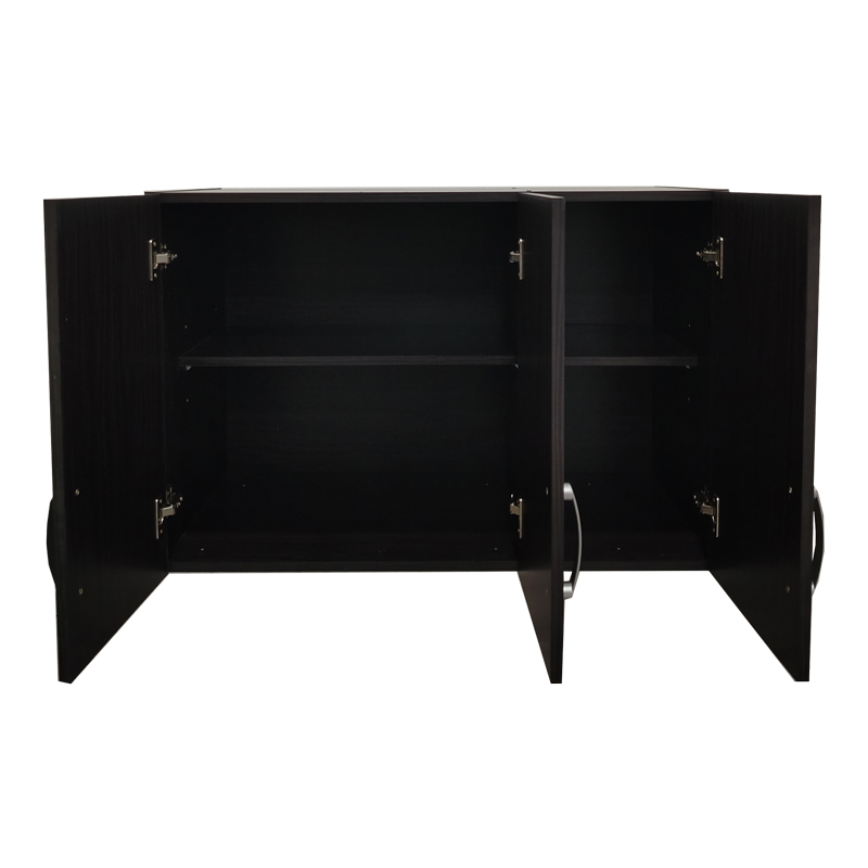 Ντουλάπα πεντάφυλλη με πατάρι Athos I pakoworld wenge 170x42x240εκ