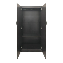 Ντουλάπα τετράφυλλη με πατάρι Athos Ι pakoworld wenge 160x42x240εκ