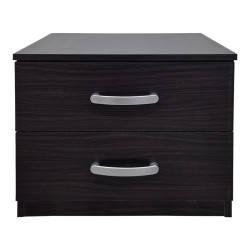 Κομοδίνο Athos pakoworld σε wenge απόχρωση 48x40x41.5εκ
