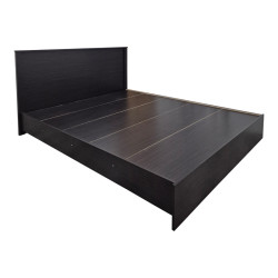 Κρεβάτι Athos pakoworld σε wenge απόχρωση 160x200εκ