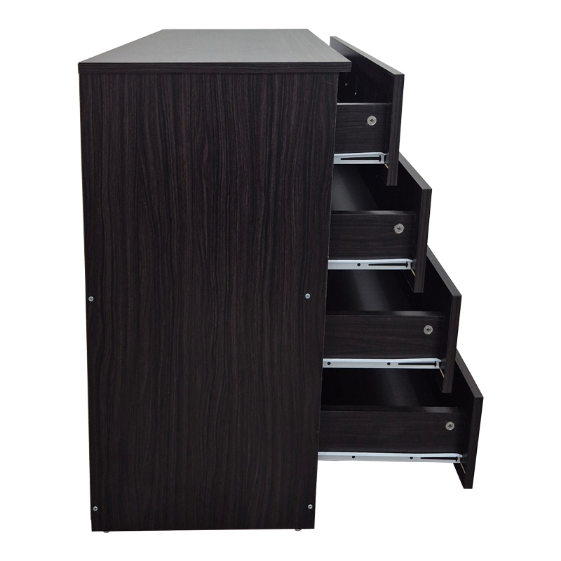 Συρταριέρα Athos pakoworld σε wenge απόχρωση 80x40x79εκ