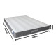 Στρώμα Dreamer pakoworld pocket spring διπλής όψης 20cm 160x200εκ