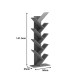Βιβλιοθήκη Fyllo pakoworld sonoma 50x25x141.5εκ