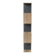 Βιβλιοθήκη Tetri pakoworld sonoma-ανθρακί 121.8x25.4x158.8εκ