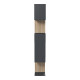 Βιβλιοθήκη Mito pakoworld ανθρακί - sonoma 108.5x25x161εκ