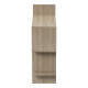 Ραφιέρα τοίχου Paralel pakoworld sonoma 70x22x65,5εκ