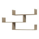 Ραφιέρα τοίχου Tiber pakoworld sonoma 120x22x67εκ