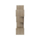 Ραφιέρα τοίχου Tiber pakoworld sonoma 120x22x67εκ