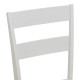 Καρέκλα Dallan pakoworld rubberwood λευκό 40x47.5x89εκ