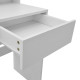 Τουαλέτα κρεβατοκάμαρας Virna pakoworld με led λευκό 80x40x145εκ