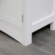 Ντουλάπι-στήλη Sejo pakoworld mdf λευκό 60x32.5x154εκ