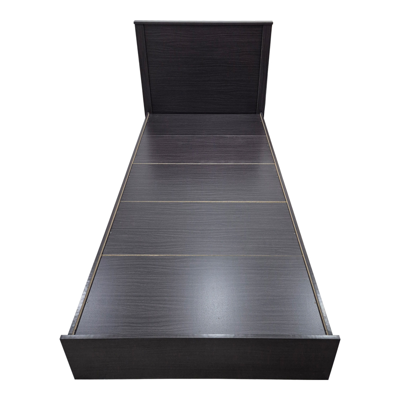 Κρεβάτι με στρώμα Athos Sleepy pakoworld wenge 90x190εκ