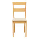 Τραπεζαρία Dallan Country pakoworld 7τεμ σε φυσική απόχρωση rubberwood 120-150x80x74εκ
