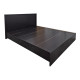Κρεβάτι με στρώμα Athos Sleepy pakoworld wenge 160x200εκ
