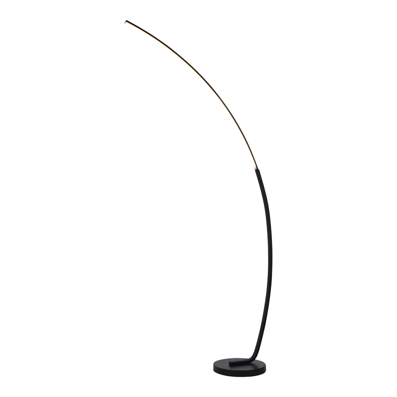 Φωτιστικό δαπέδου Archer pakoworld led μαύρο μεταλλικό 70x28x165εκ