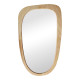 Καθρέπτης Phaedra pakoworld MDF σε φυσική απόχρωση 74x2,5x120 εκ