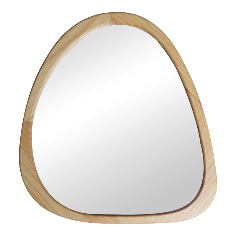 Καθρέπτης Ione pakoworld MDF σε φυσική απόχρωση 55x2,5x60 εκ