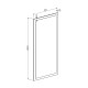 Έπιπλο εισόδου Ansia pakoworld καρυδί oak 210x44,7x175εκ