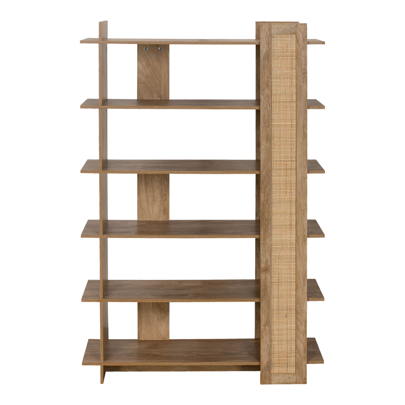 Βιβλιοθήκη Oslo pakoworld sonoma 100x32x146.5εκ