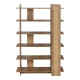 Βιβλιοθήκη Oslo pakoworld sonoma 100x32x146.5εκ