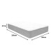 Στρώμα Sleepy pakoworld bonnel spring διπλής όψης 27cm 140x200εκ
