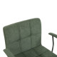 Καρέκλα γραφείου Buleco pakoworld λαδί ύφασμα 56x46x74-86εκ