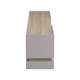Έπιπλο τηλεόρασης Wendo pakoworld taupe-sonoma 200x37x47εκ