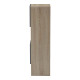 Σύνθετο σαλονιού Defry pakoworld sonoma-ανθρακί 177.5x31.5x110εκ