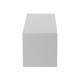 Έπιπλο τηλεόρασης επιτοίχιο Olande pakoworld sonoma-λευκό 210x35x48εκ