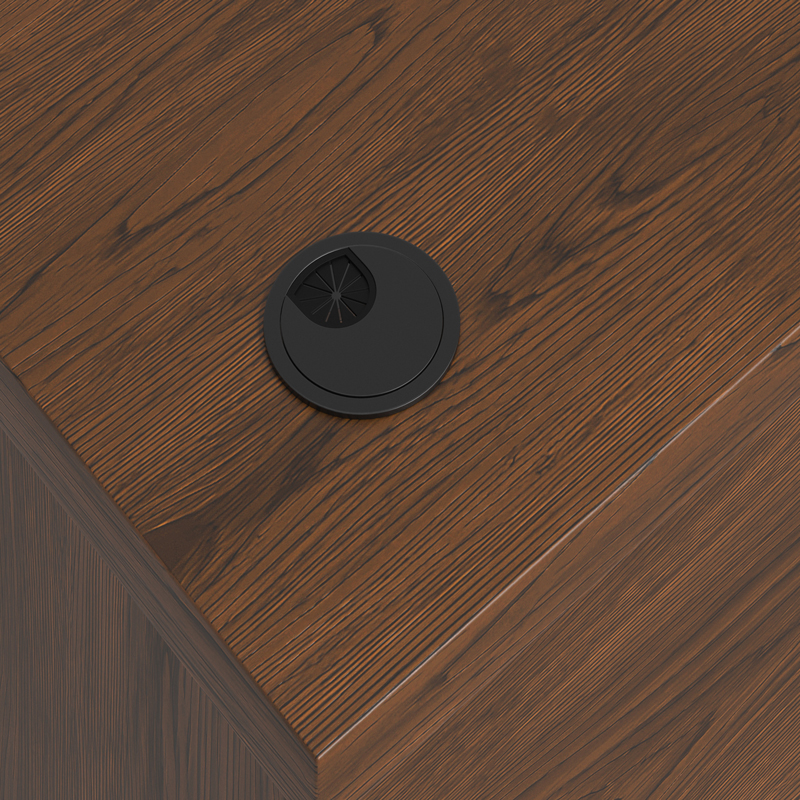 Γραφείο επαγγελματικό Fesialo pakoworld wenge 120x70x75εκ