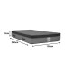 Στρώμα Deluxe pakoworld pocket spring διπλής όψης 32cm 150x200εκ