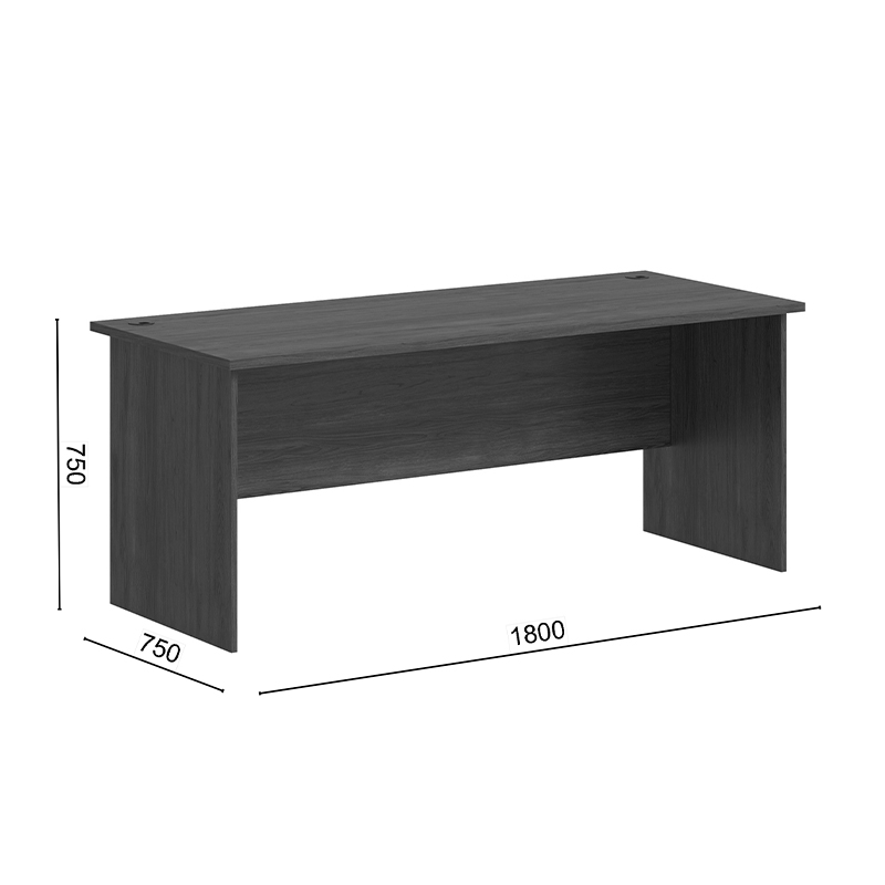 Γραφείο επαγγελματικό Fesialo pakoworld wenge 180x75x75εκ