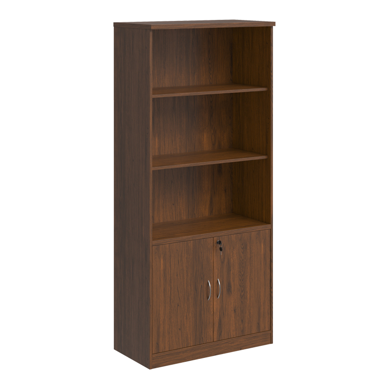Βιβλιοθήκη γραφείου επαγγελματική Fesialo pakoworld wenge 80x40x180εκ