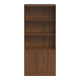 Βιβλιοθήκη γραφείου επαγγελματική Fesialo pakoworld wenge 80x40x180εκ