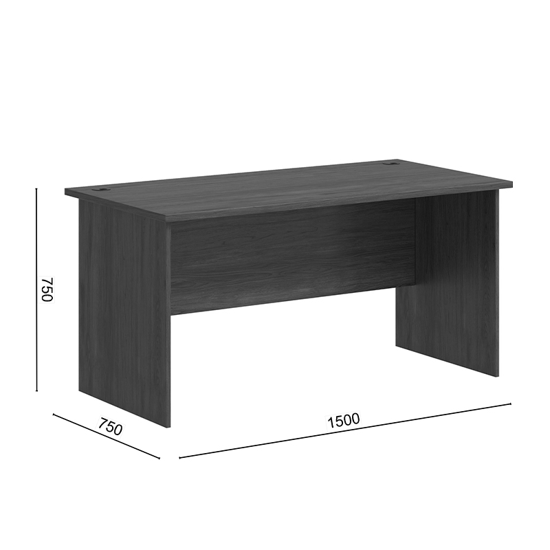 Γραφείο επαγγελματικό Fesialo pakoworld wenge 150x75x75εκ