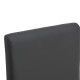 Καρέκλα Zeben pakoworld μαύρο PU με πόδι μαύρο rubberwood 43,5x55,5x93,5εκ