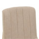 Σκαμπό μπαρ Dalby pakoworld sonoma rubberwood και μπεζ ύφασμα 50x45x102,5εκ