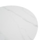 Τραπέζι Franzel pakoworld sintered stone σε όψη μαρμάρου-mdf σε φυσική απόχρωση Φ120x75εκ