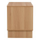 Κομοδίνο Jenfia pakoworld mdf σε φυσική απόχρωση 48x39x50,5εκ