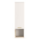 Σύνθετο σαλονιού Norda pakoworld κρεμ με oak 187x40x58.4εκ