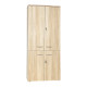 Ντουλάπα γραφείου Stark pakoworld σε oak-μπεζ 80x40x200εκ