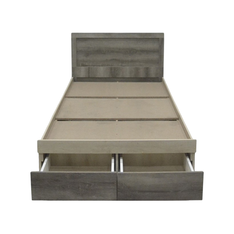 Κρεβάτι μονό Olympus pakoworld με συρτάρι castillo toro 100x200εκ