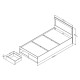 Κρεβάτι μονό Olympus pakoworld με συρτάρι castillo toro 100x200εκ